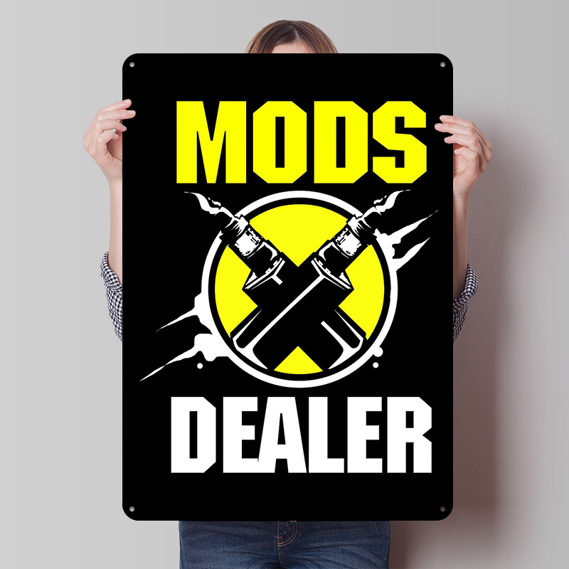 Vaping Store - Vapers Vape Mod Vape Store ブリキポスター