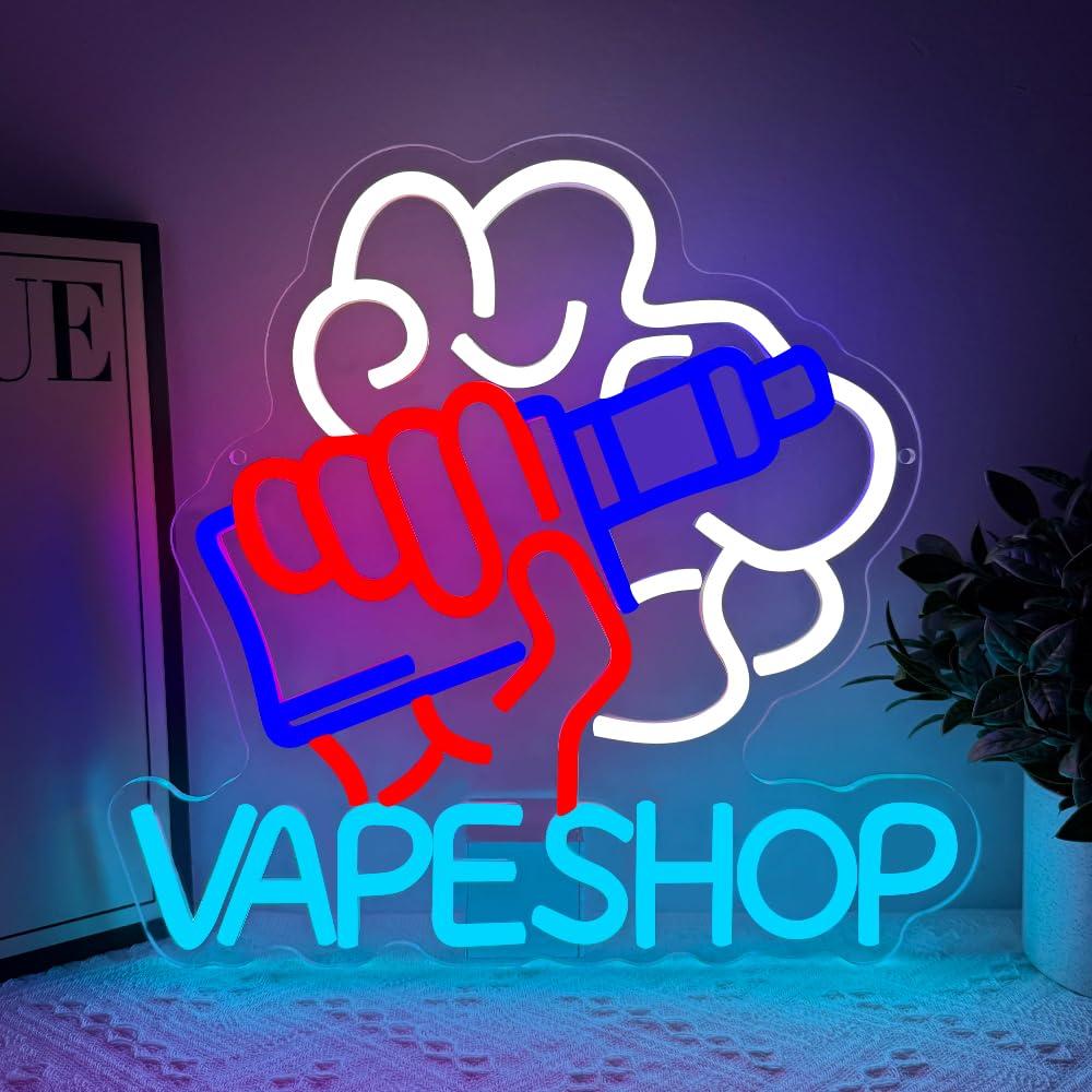 ベイプショップ用ネオンサイン。電子タバコ、LEDライト。店舗 - Vaping Store のレビューと価格