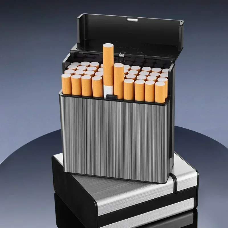 40本収納可能な、携帯用スリム型アルミ製シガレットケース。通 - Smoking & Vaping Accessories のレビューと価格